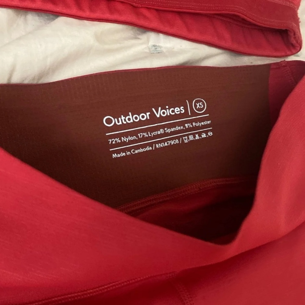 Outdoor Voices Scarlet Leggings - Picture 4 of 6